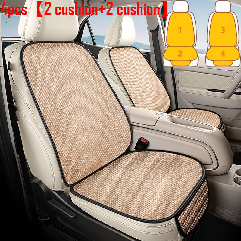 Car Seat Cushion 4 Pieces Gray 2 Seat Cushions  2 Back Cushions