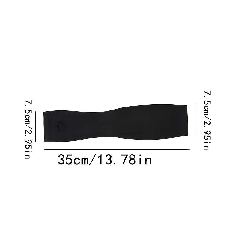 Sunscreen Sleeves Color Black