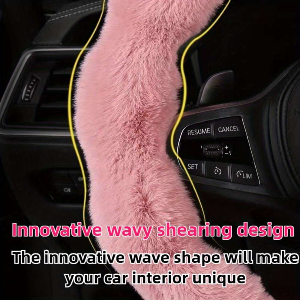 Car Steering Wheel Cover Red Size 38Cm/14.96In