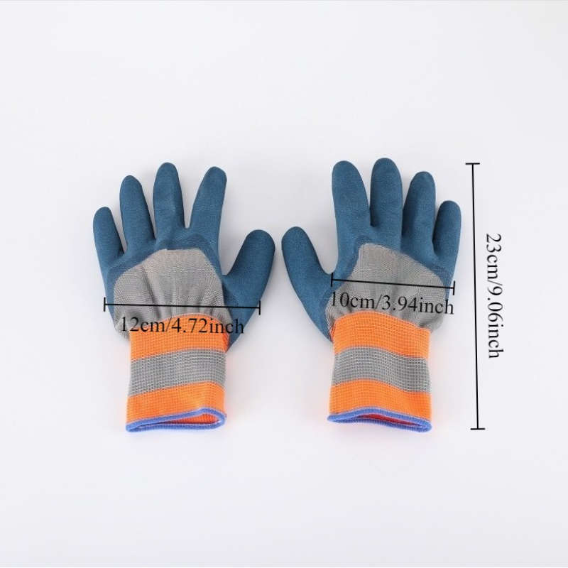 Work Gloves Color Blue Quantity3Pcs