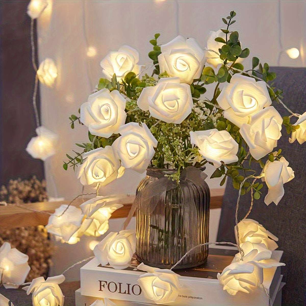 Christmas Lights Pink Size 149.96Cm 150.11Cm