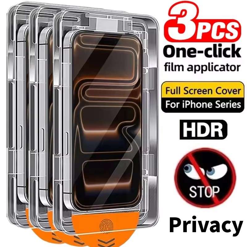 Screen Protector Compatible Model Iphone 16 Plus Quantity 3Pcs