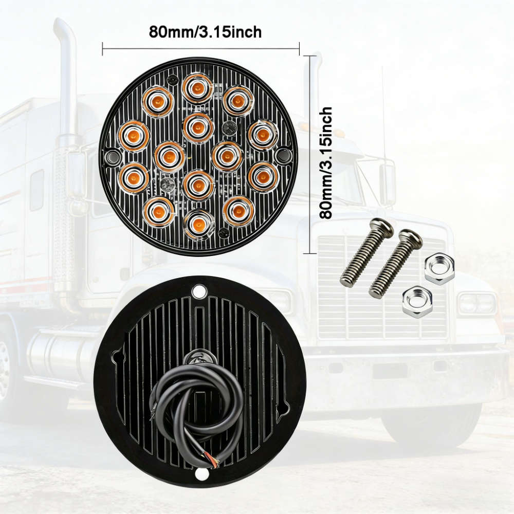 Car Lights Color Red2Pcs