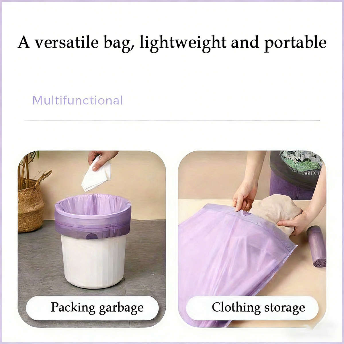 Trash Bag1 Roll 102 Pcs