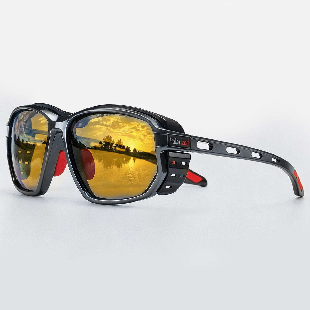 Cycling Glasses Color C5 Gun Red