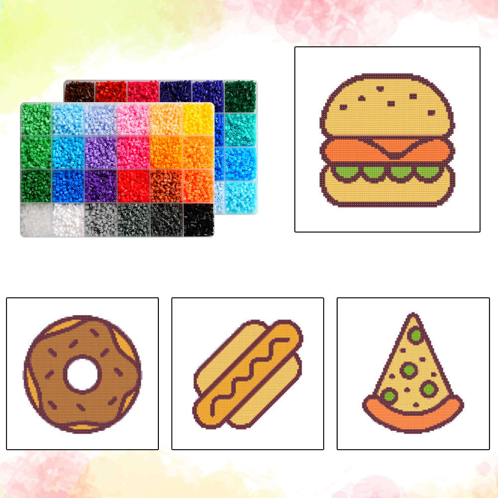 Perler Bead Set 48 Colors Box