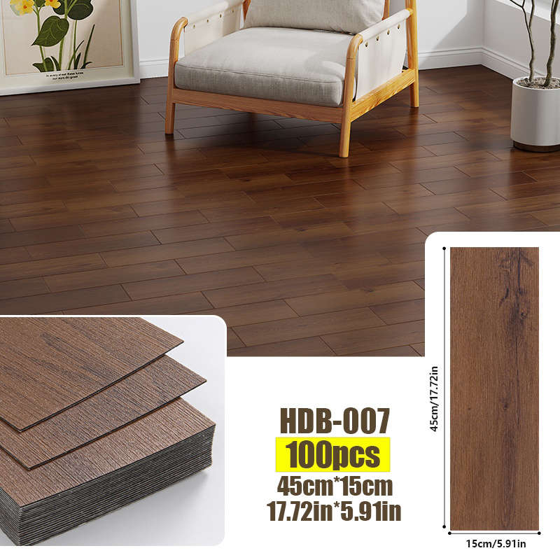 Self Adhesive Floor Stickers Hdb 006 45*15Cm 100Pcs