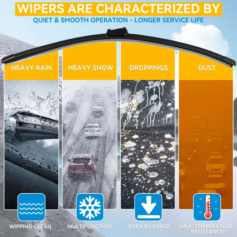 Windshield Wipers Size 76.2Cm 76.2Cm