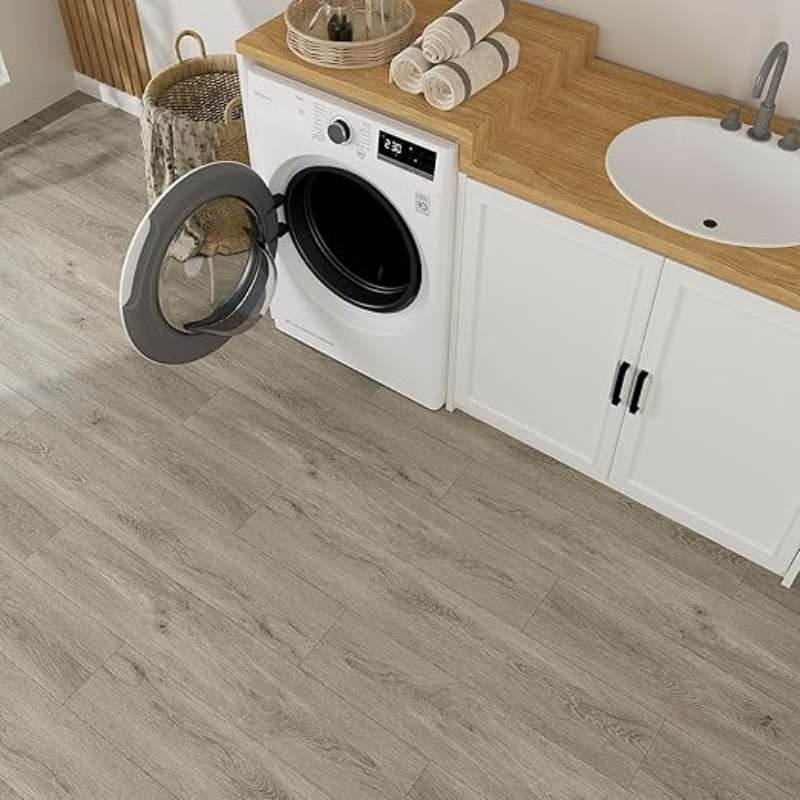 Self Adhesive Floor Stickers Maple Birch 40*500