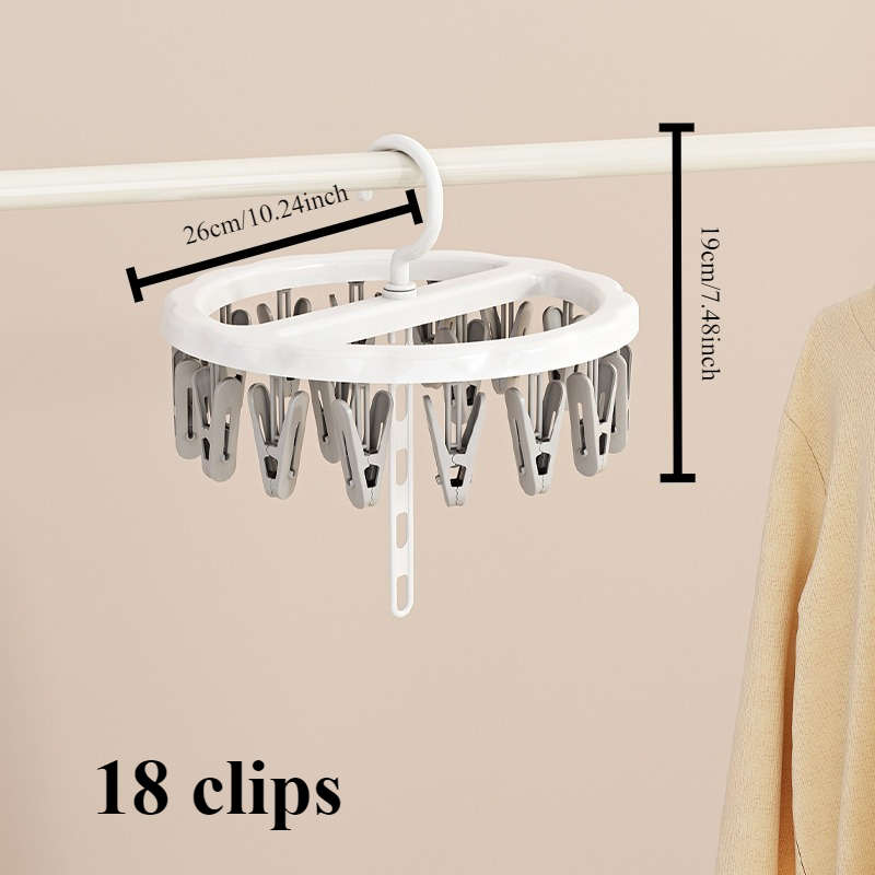 Clothes Rack Sky Gray Size 2 Pack18 Clips
