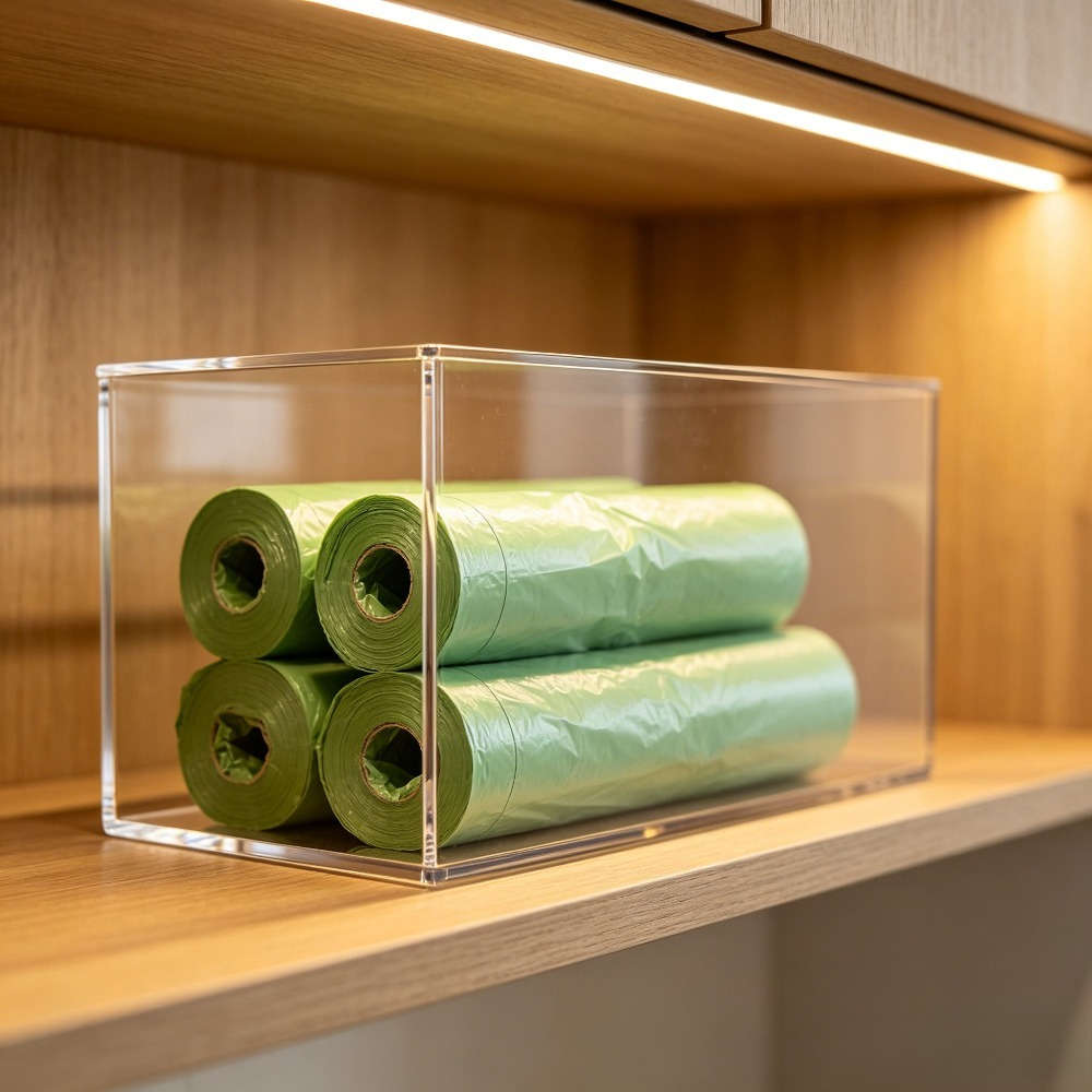 Trash Bag5 Rolls100 Sheets Green