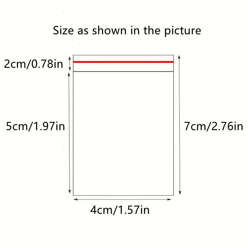 Storage Bag Size 4X7Cm1.57X2.76In