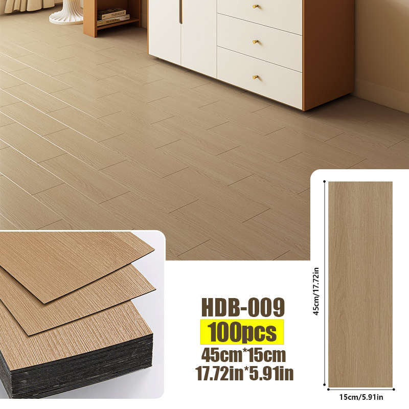 Self Adhesive Floor Stickers Hdb 005 45*15Cm 100Pcs