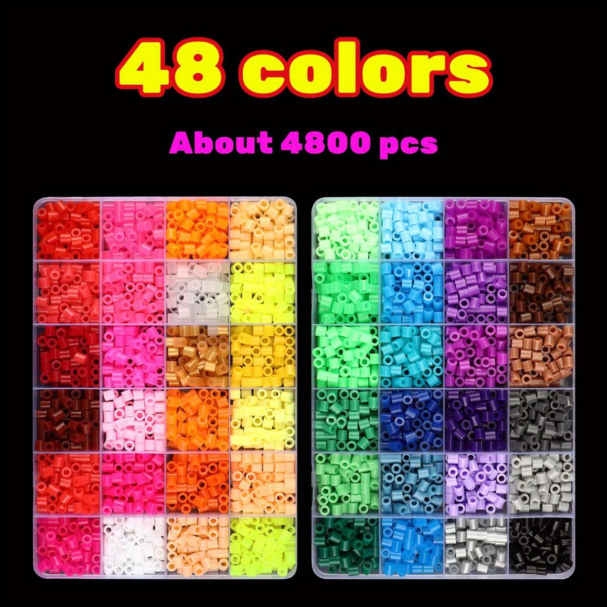 Perler Bead Set 4800Pcs Fuse Beads