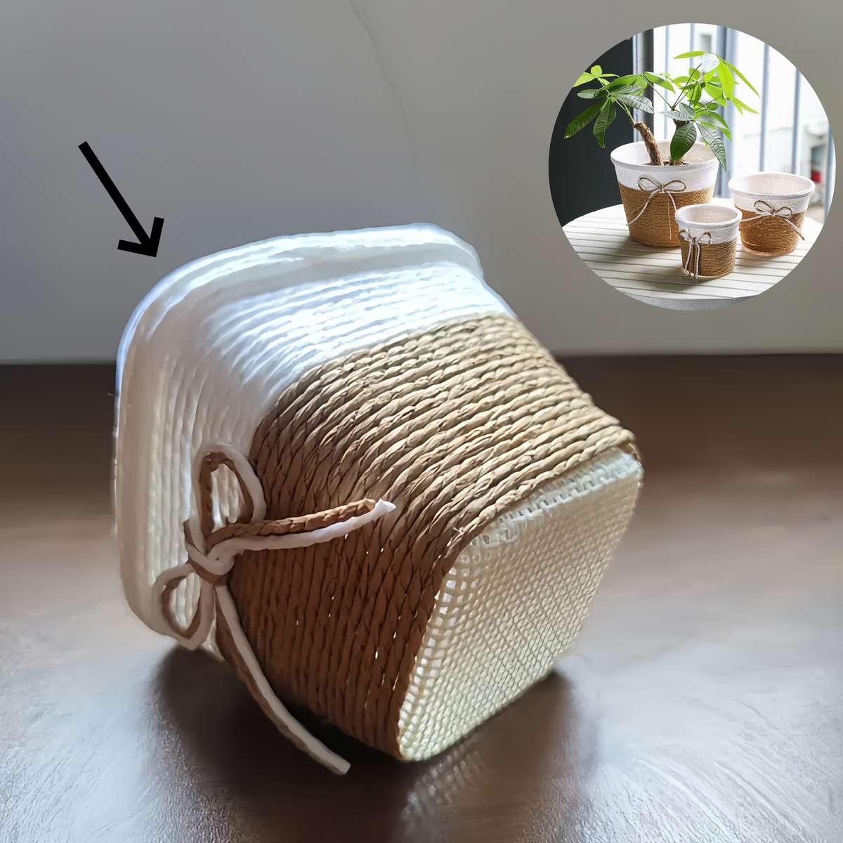 Flowerpot Color Square 12*12*9.5Cm