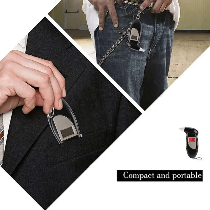 Alcohol Detector Model Black Version Includes 5 Nozzles Applicable