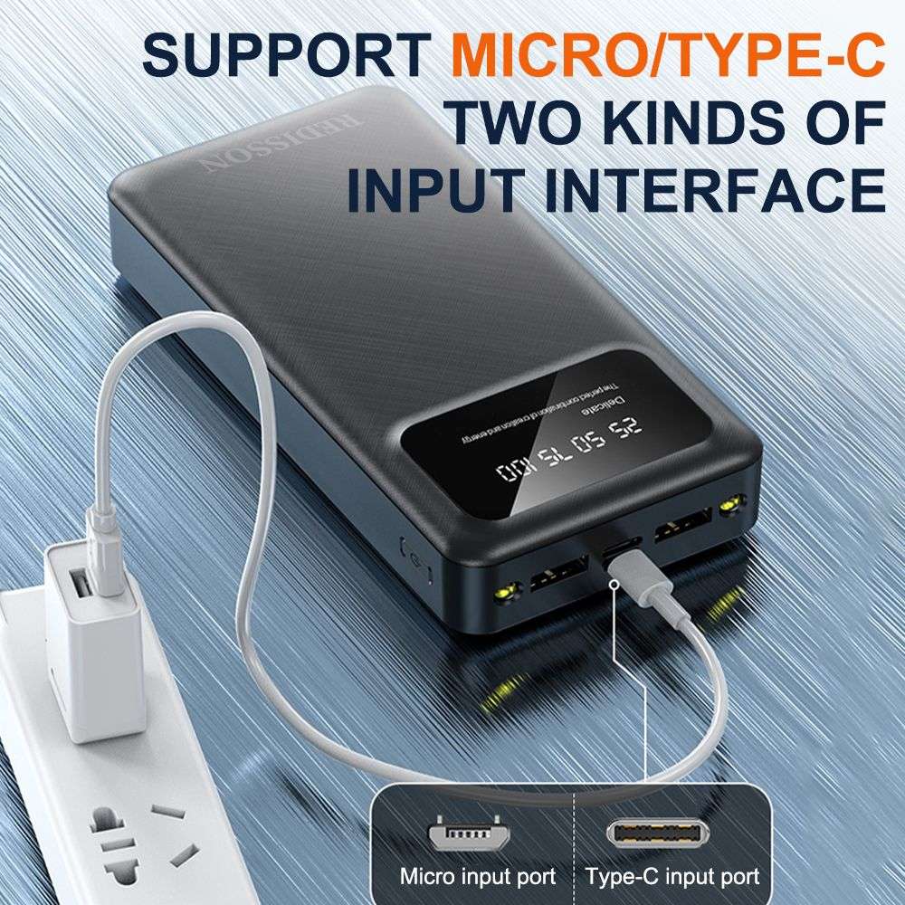 Power Bank Color Black Capacity10000Mah