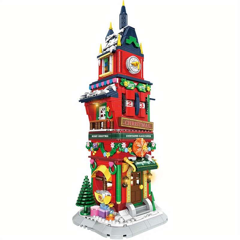3D Building Model Puzzle Set Color Count Down Tower  1084 Pcs