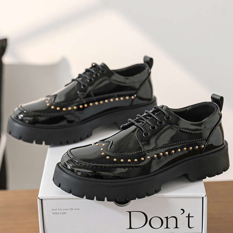 Mens Leather Shoes Color Black Sizeuk 8
