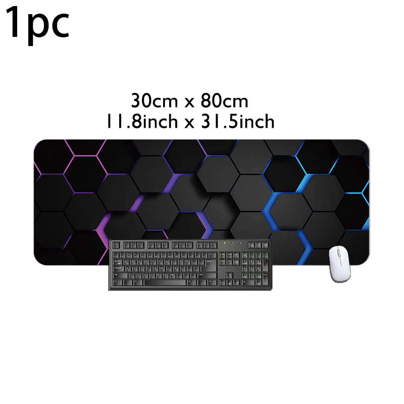 Versatile Stable Large Gaming Mouse With Slip For Study Room 40X90Cm Purple
