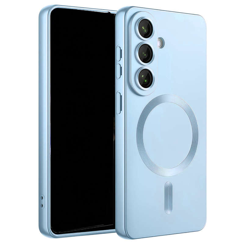 Phone Case Light Blue Compatible Model Galaxy A55