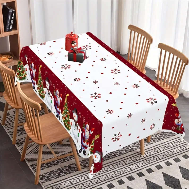 Christmas Tablecloth Color Mixed Color Quantity 2Pcs