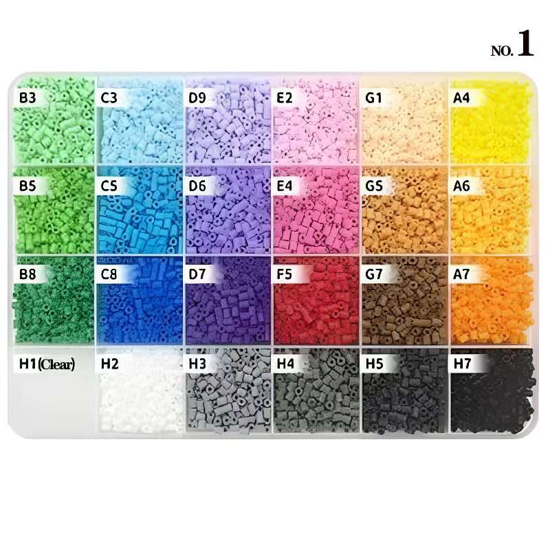 Perler Bead Set 7 Color Plate 24 Colors