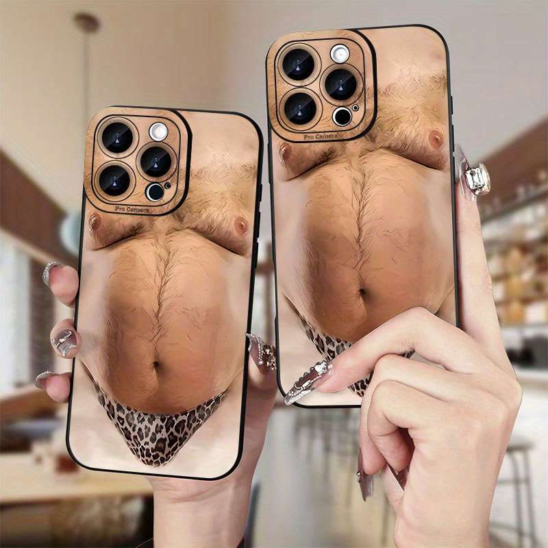 1Pc Black For iPhone 15 Plus Stylish Phone Case