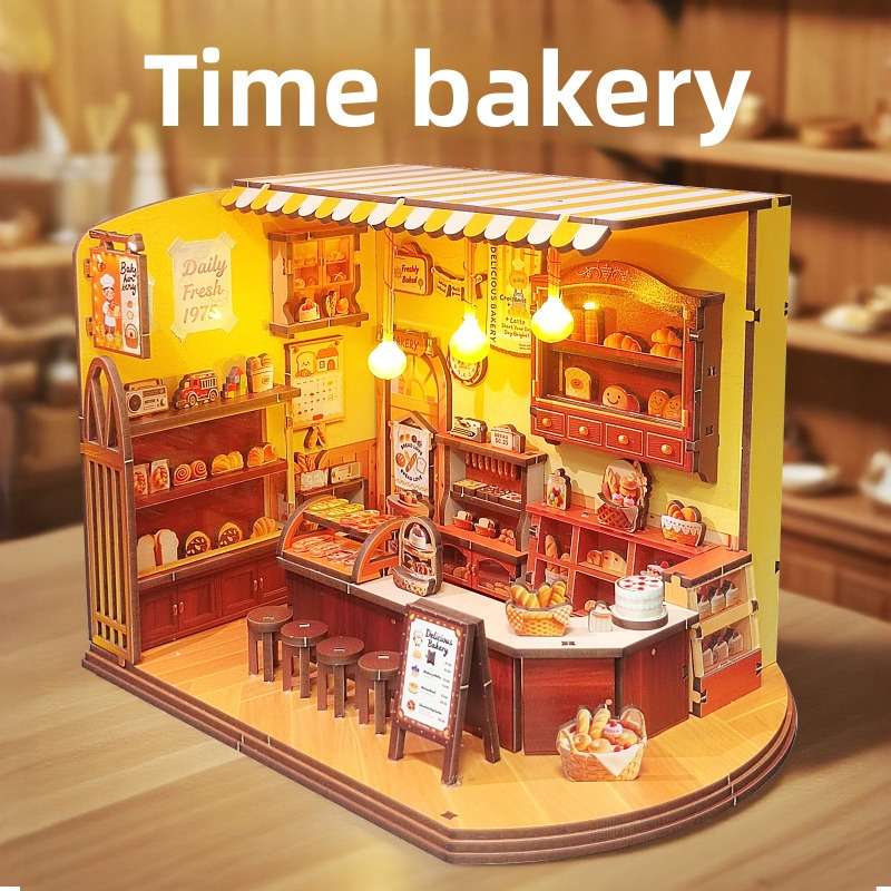 3D Model Desktop Ornament Model Sj037 Time Bread House