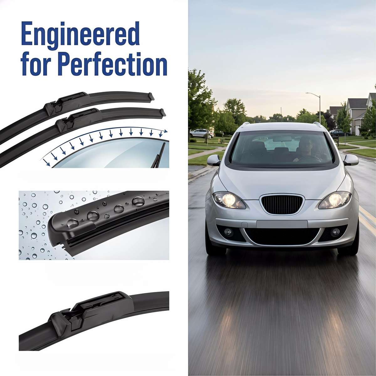 Windshield Wipers Color 3Pcs 24 19 12