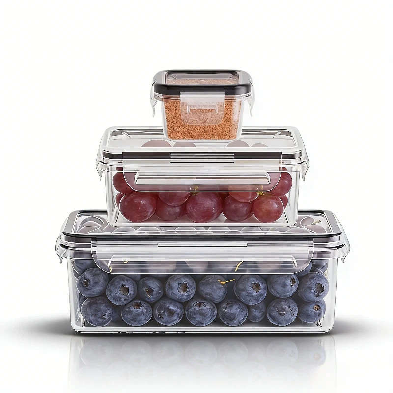 Sealed Jar Model 6Piece Set 3 Boxes  3 Lids
