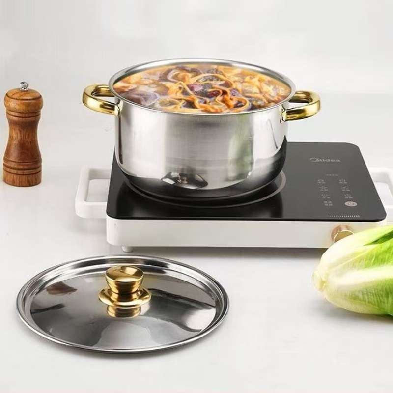 5-Piece Silver Cookware Set