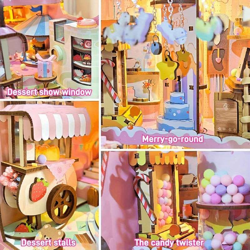 Building Toy Architectural Model Toy Set Color Sweetheart Story