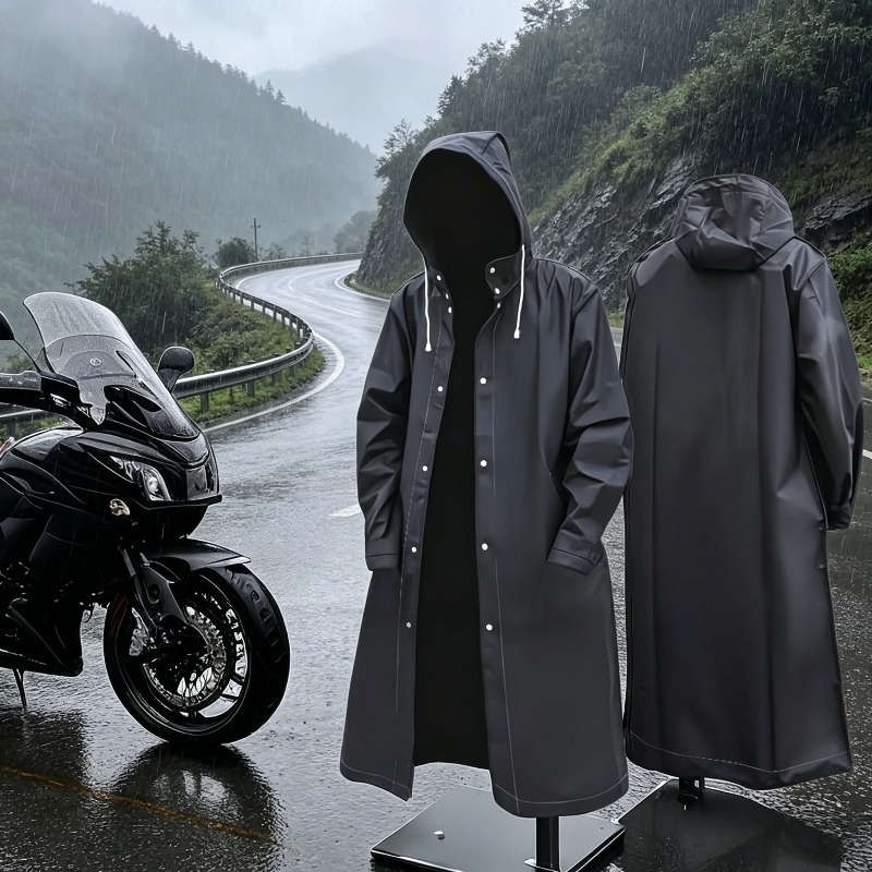 Raincoat Black Quantity 3Pcs