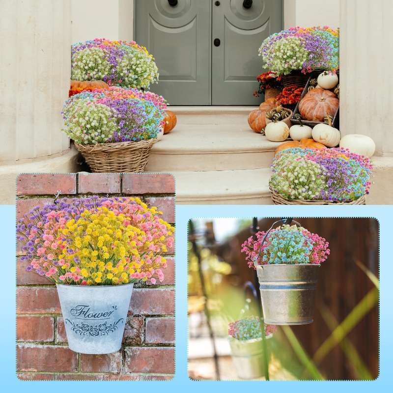 Simulated Flower Color 6 Colors Quantity18 Pcs
