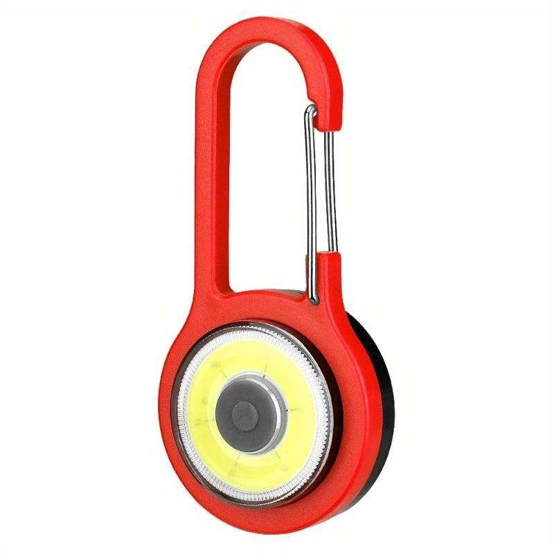 Efficient Led Flashlight Carabiner Keychain Modes Pocket Torch Professional