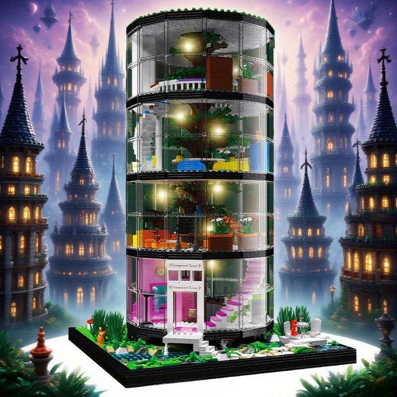 3D Building Model Puzzle Set Model Yx 16013