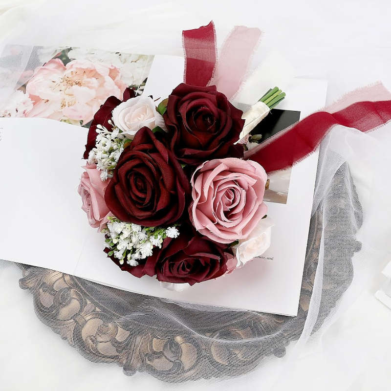 Wedding Supplies Color Burgundy & Dusty Pink