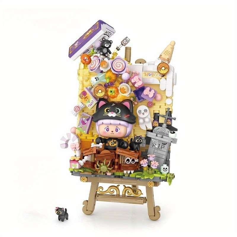 3D Building Model Puzzle Set