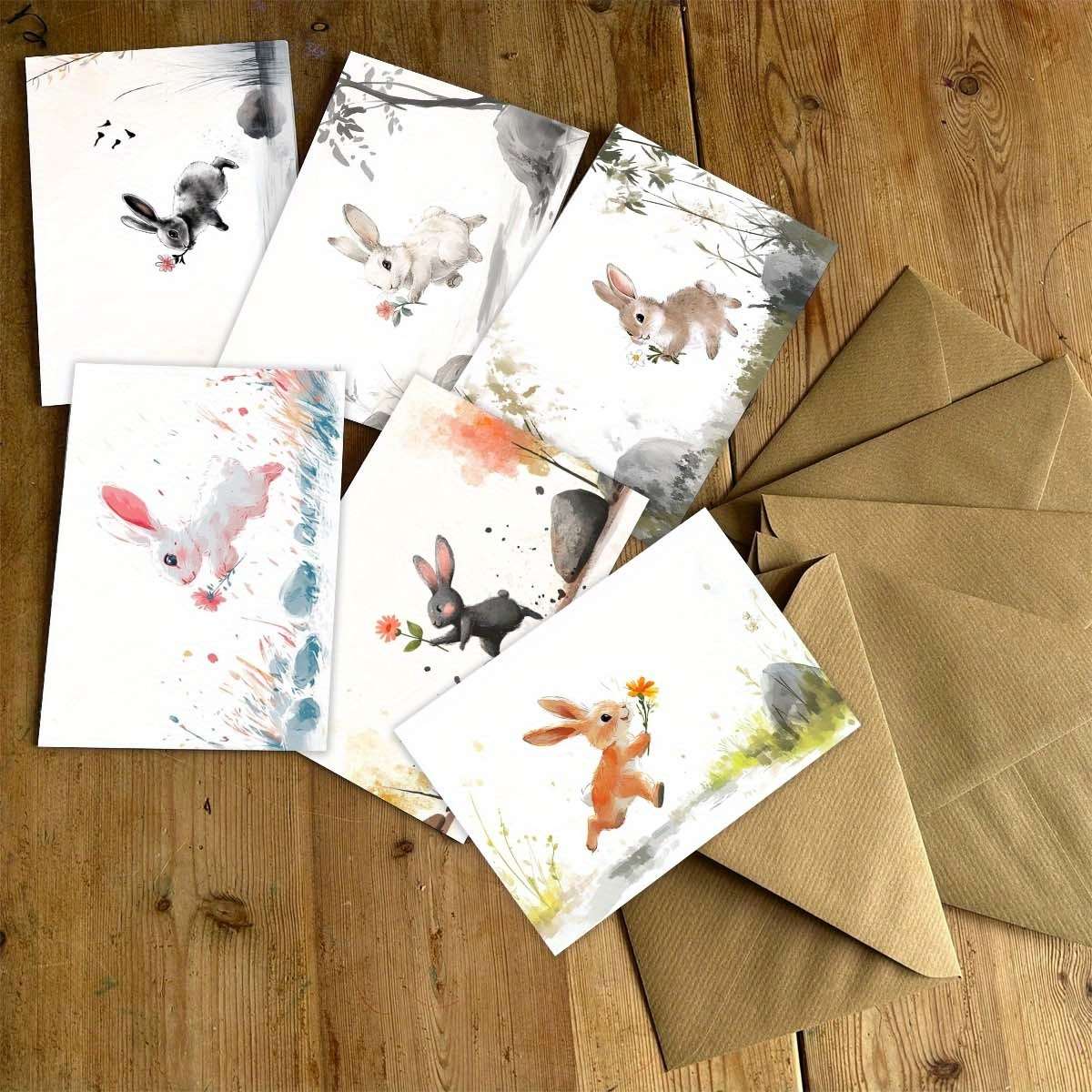 Greeting Cards Quantity 6Pcs