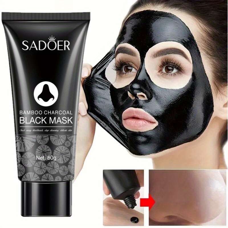 Facial Mask Color 1 Pack Of Bamboo Charcoal Mud Film