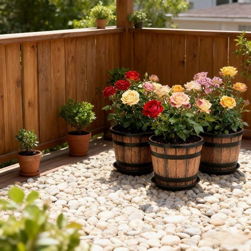 Flowerpot  3Pcssize Brown