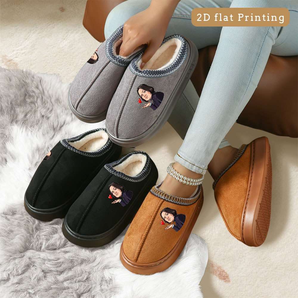 Cotton Slippers Color Coffee Brown Sizeuk 7