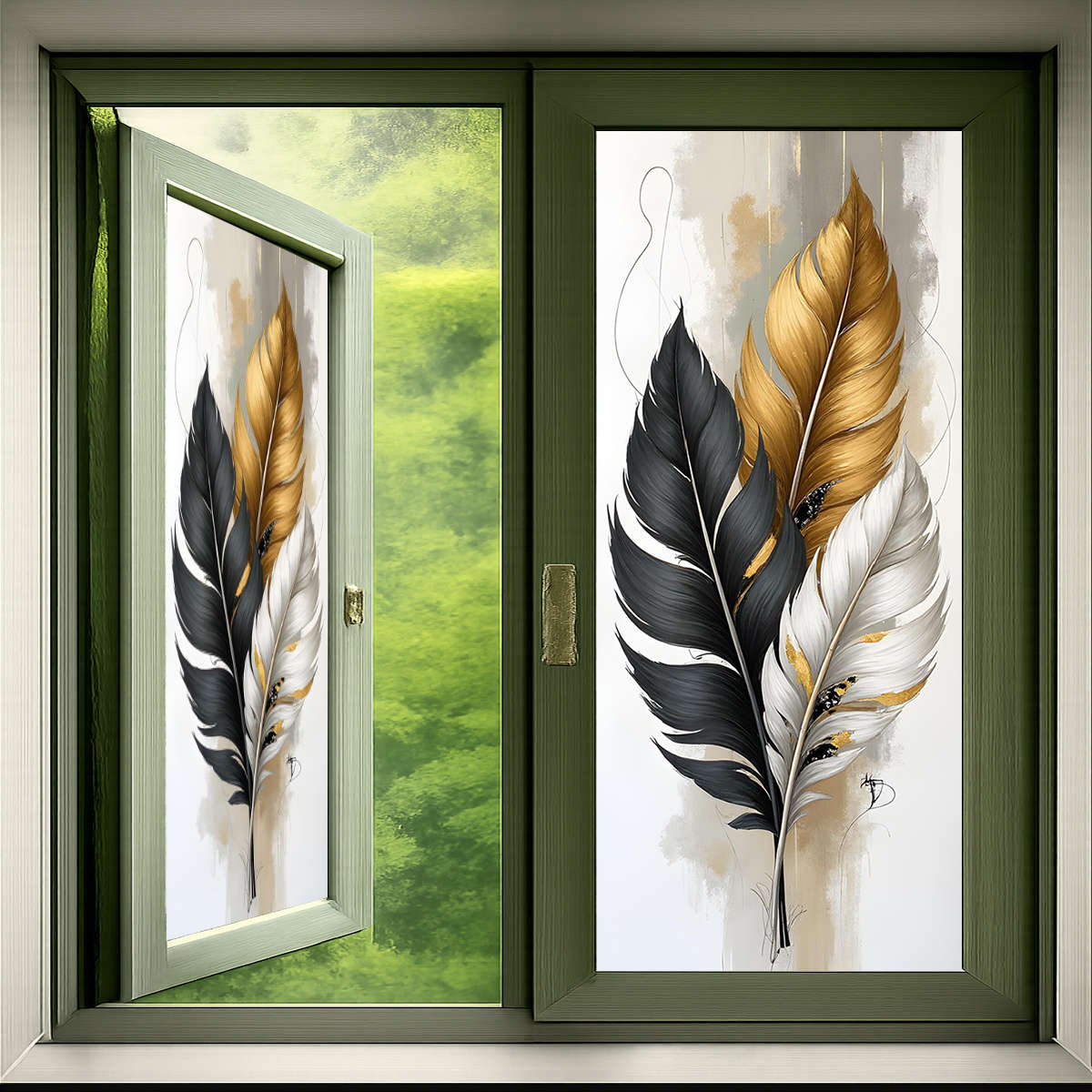 Window Stickers Size 45X100Cm17.7X39.3Inch