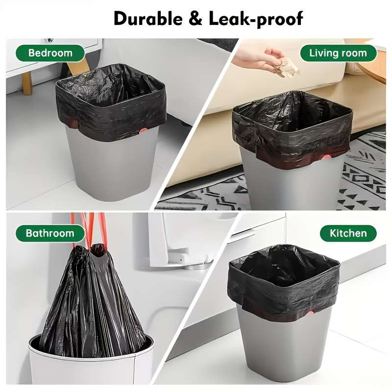Trash Bagblackquantity300Pcs 5Rolls
