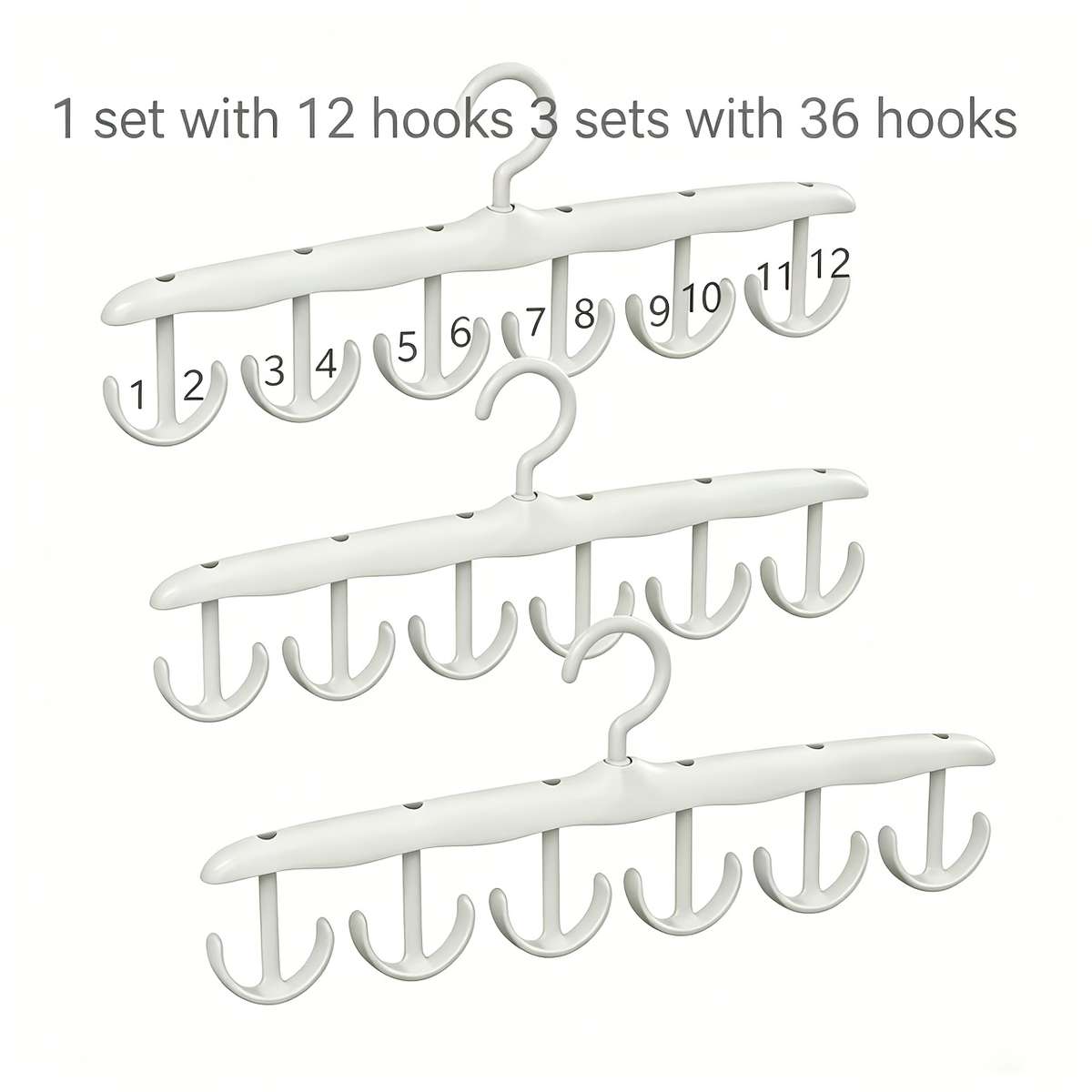 Clothes Rack 5 Pieces White