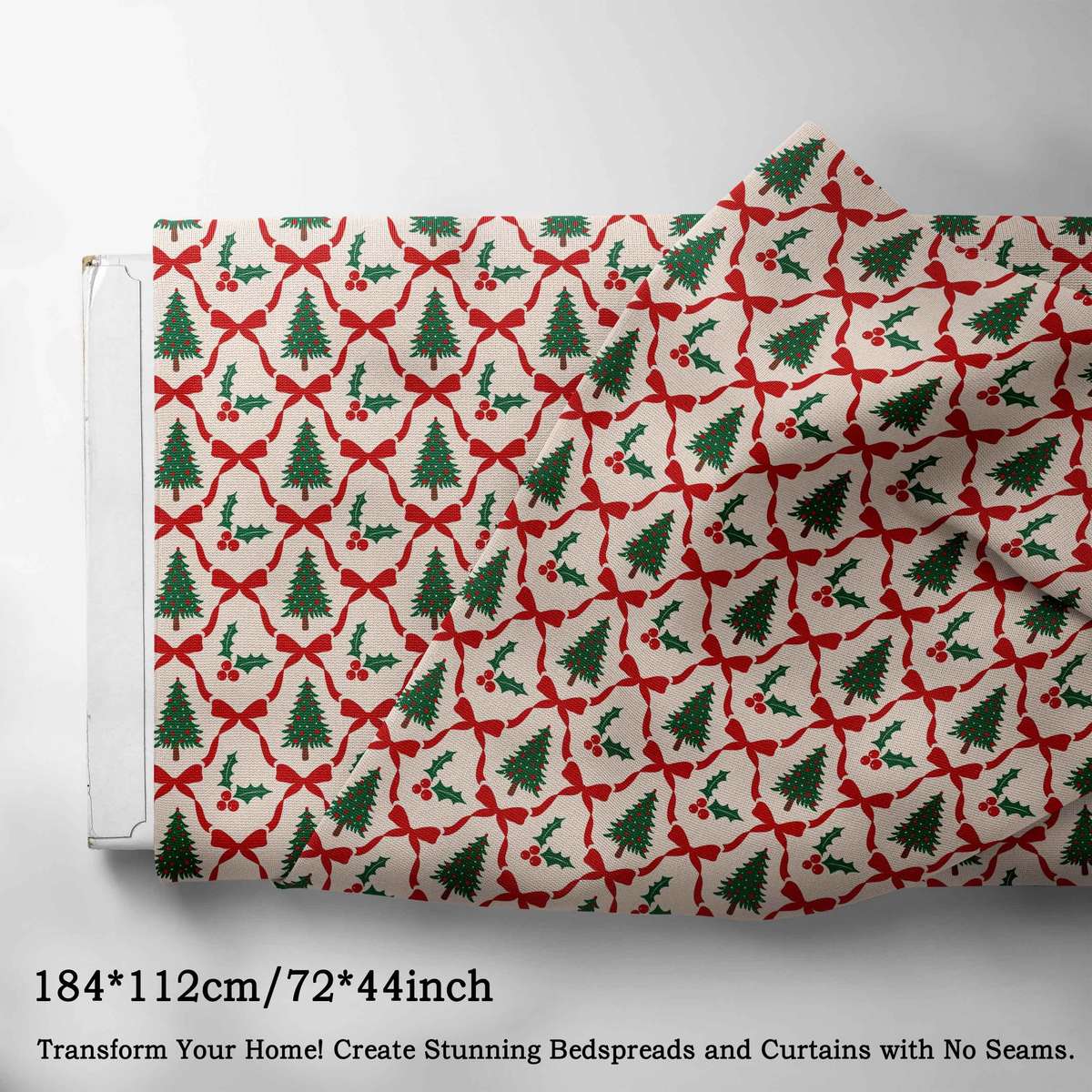 Christmas Tablecloth   Size 1.83Meterx111.76Cm