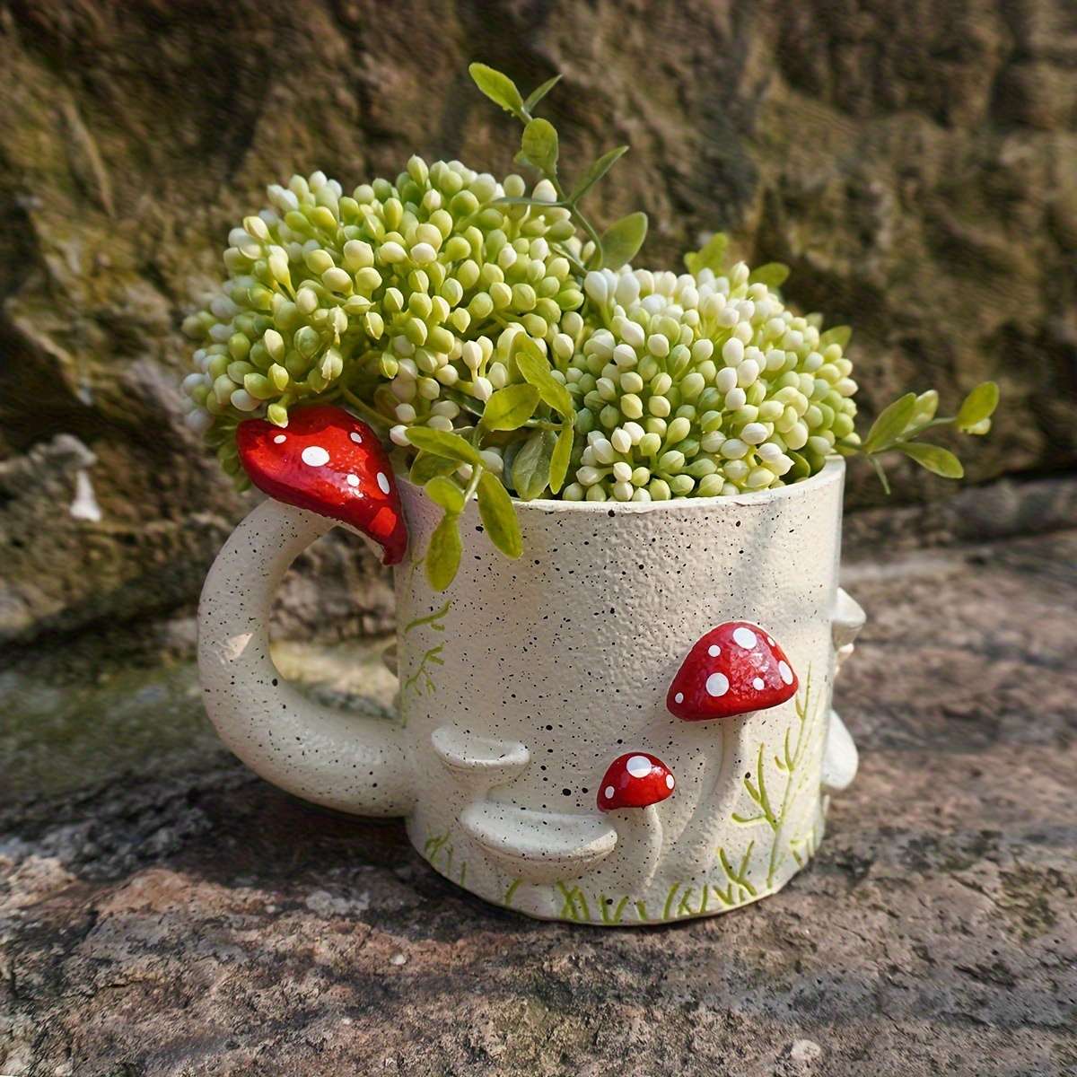 Flowerpot Model Flower Pot Mushroom