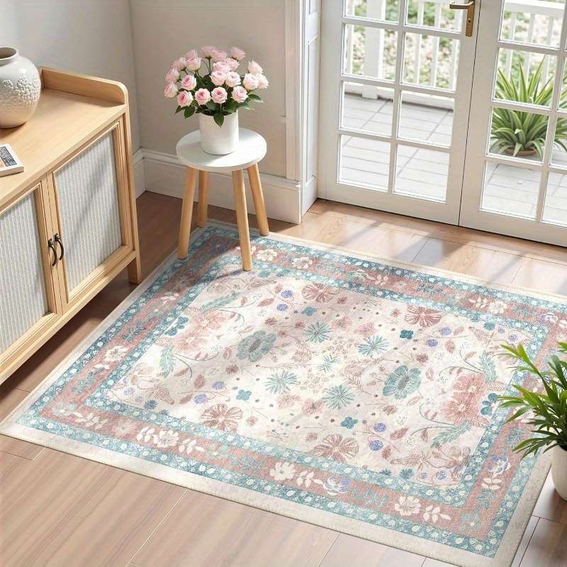 Floor Mats Color Pink Blue Multi Size 40Cmx60Cm