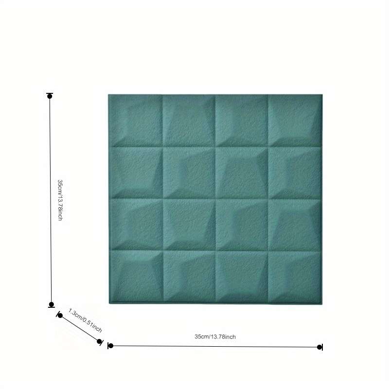 Self Adhesive D color White size 35cm35cm